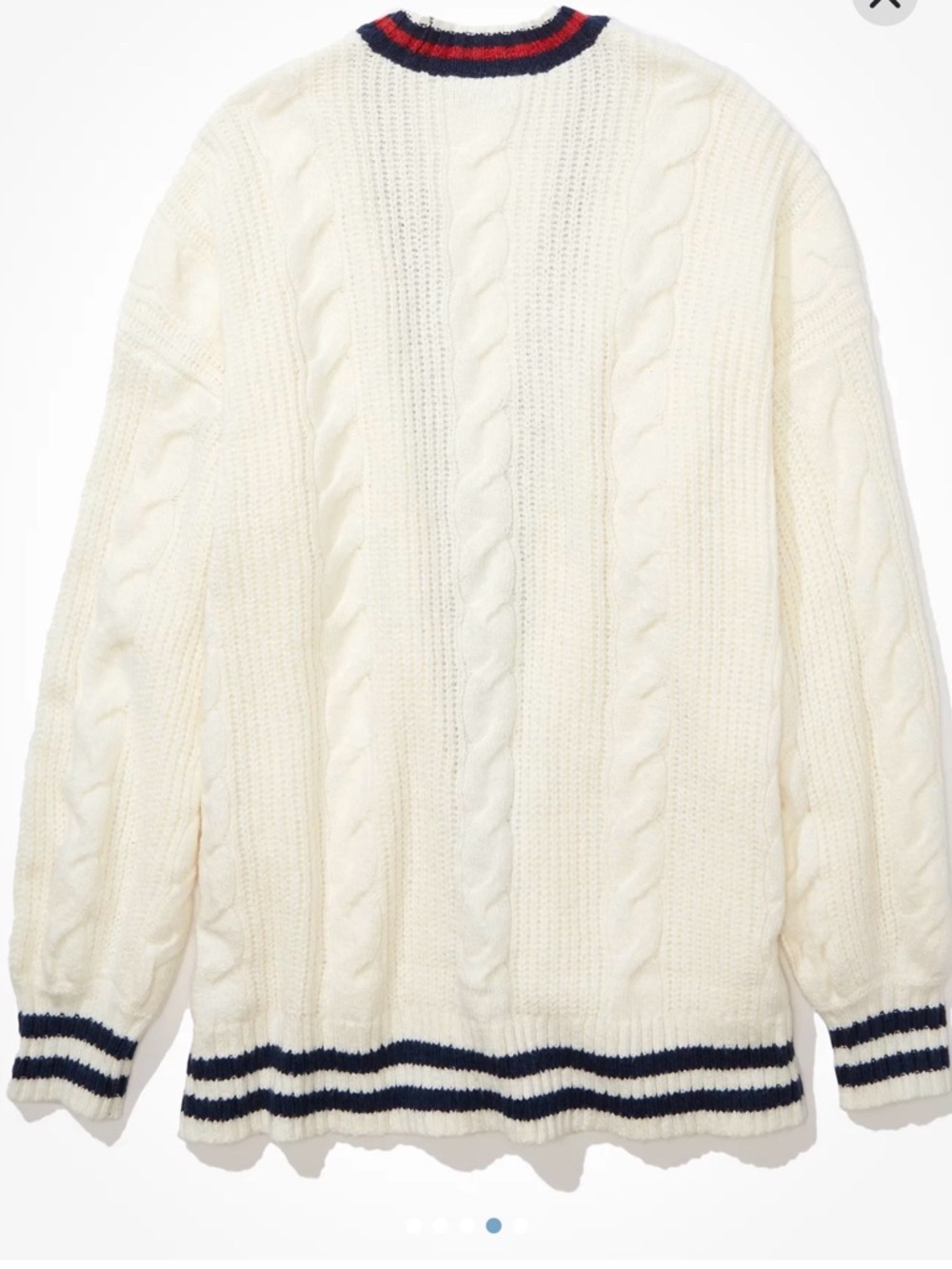 🆕🍓AE Oversized Cable Knit Cardigan - Picture 5 of 13